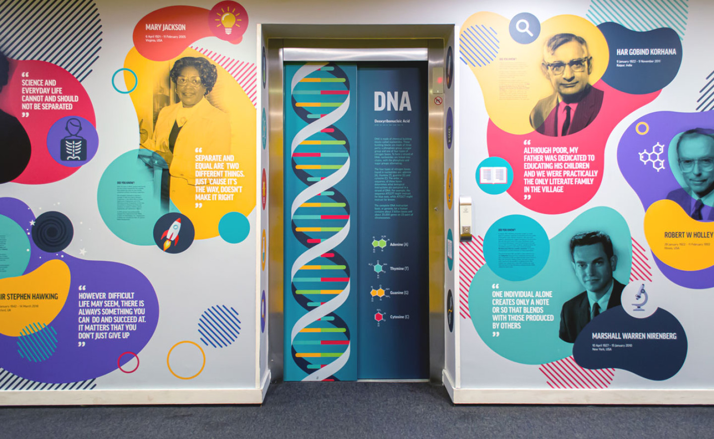 Educational Program Display Educational wall graphics and school displays from MX Display
