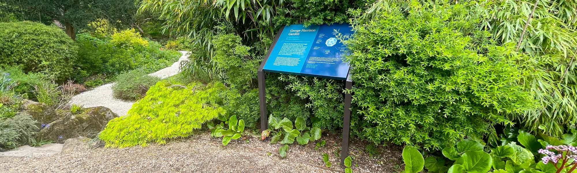 Outdoor interpretation signage