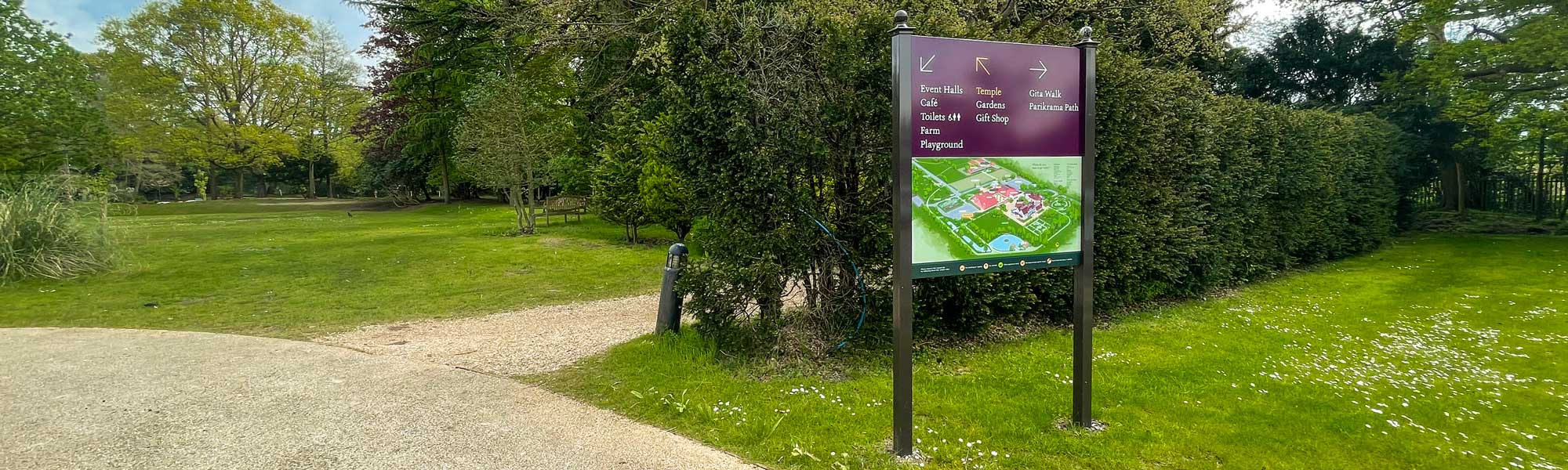 Visitor attraction maps and totem design