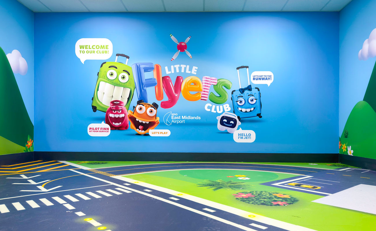 Play Area Graphics on walls and floors fro EMA