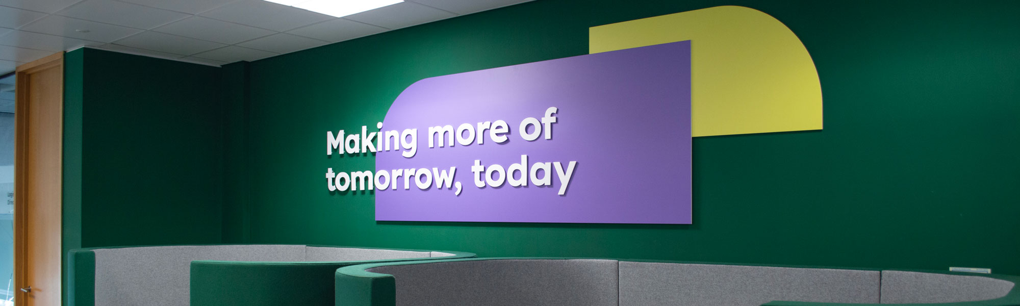 Office Wall Display for Heidleberg Header